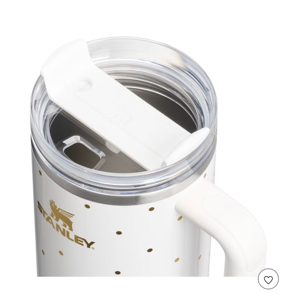 Stanley 40 oz Stainless Steel H2.0 FlowState Quencher Tumbler Frost Polka Dot - Picture 3 of 3